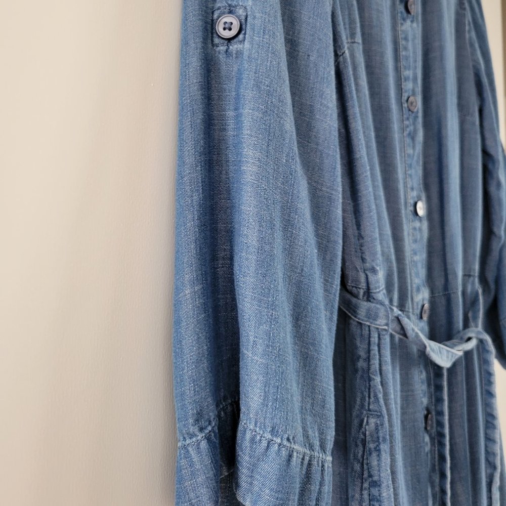 Denim Shirt Dress - Picture 4 of 6